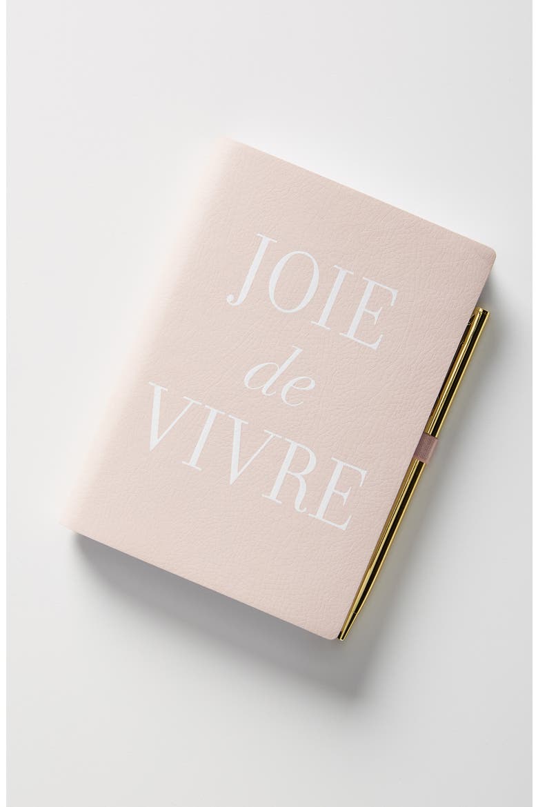 Anthropologie Joie de Vivre Journal, Main, color, PINK