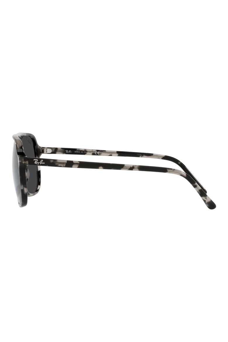 56mm Polarized Square Sunglasses, Alternate, color, GUNMET TORT