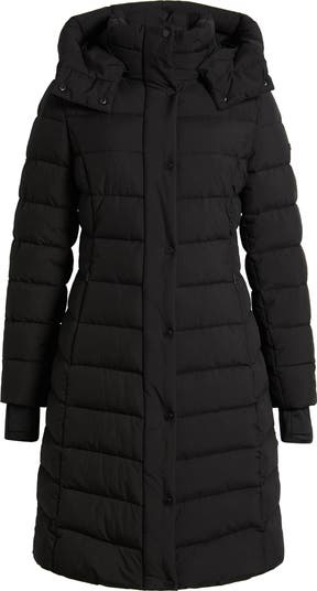 BCBG Max Azria Water Resistant Hooded Puffer Jacket | Nordstrom