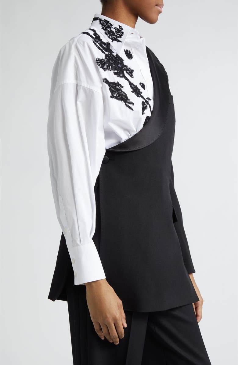 Dolce&Gabbana One-Sleeve Twisted Blazer, Alternate, color, 