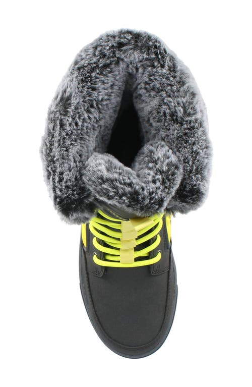 Aquatherm By Santana Canada Minden Metallic Faux Fur Lined Lace-up Boot In Multi