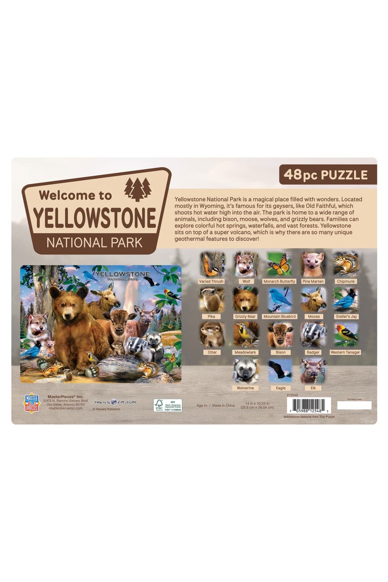 Yellowstone 48 Piece Tray Puzzle, Alternate, color, Multicolor