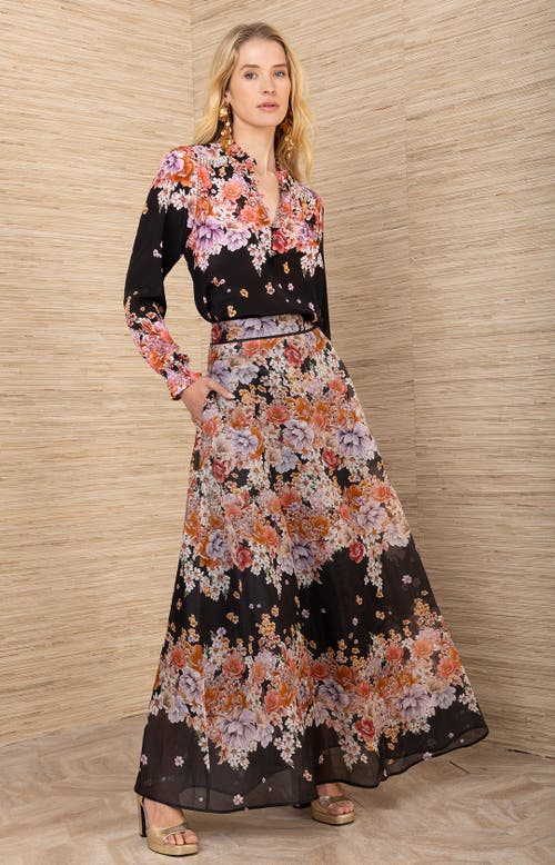 Hale Bob Baylor Organza Skirt In Multi