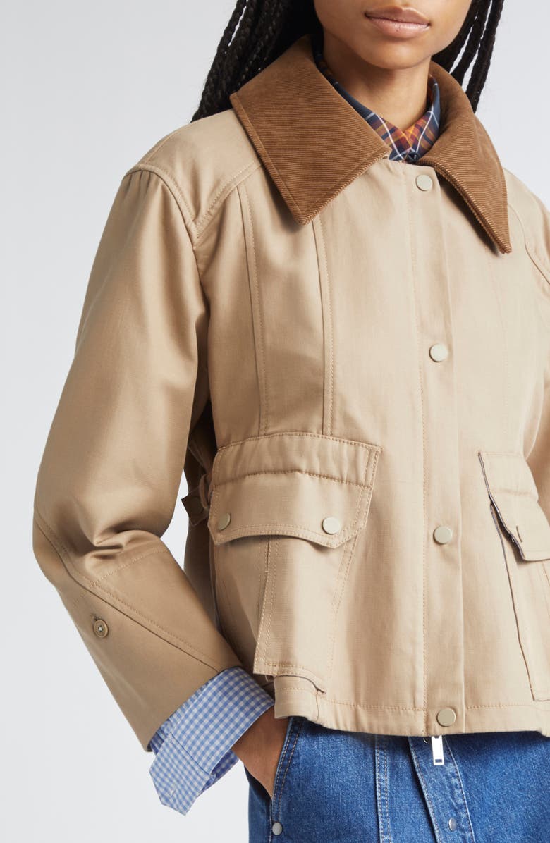 3.1 Phillip Lim Crop Barn Jacket, Alternate, color, 