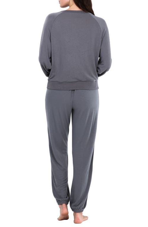 Honeydew Intimates Star Seeker Brushed Jersey Pajamas In Gray