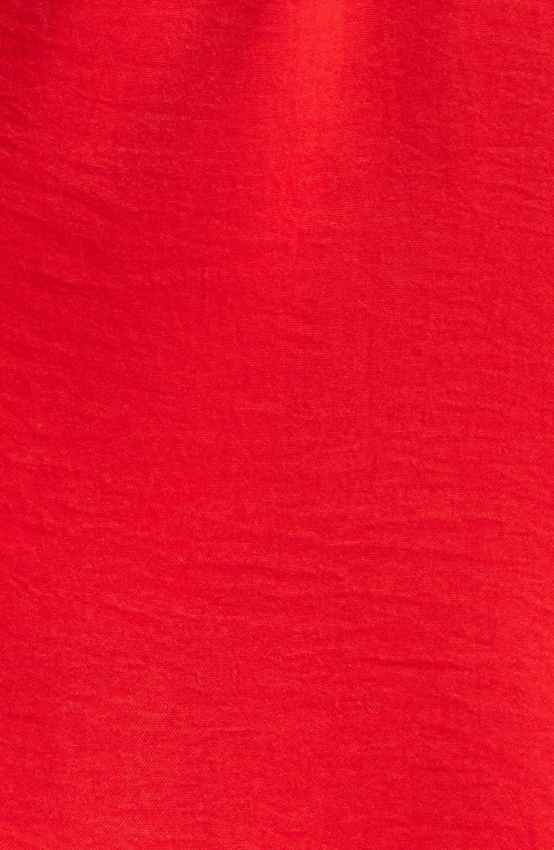 Fraiche by J Long Sleeve Romper, Alternate, color, Tomato