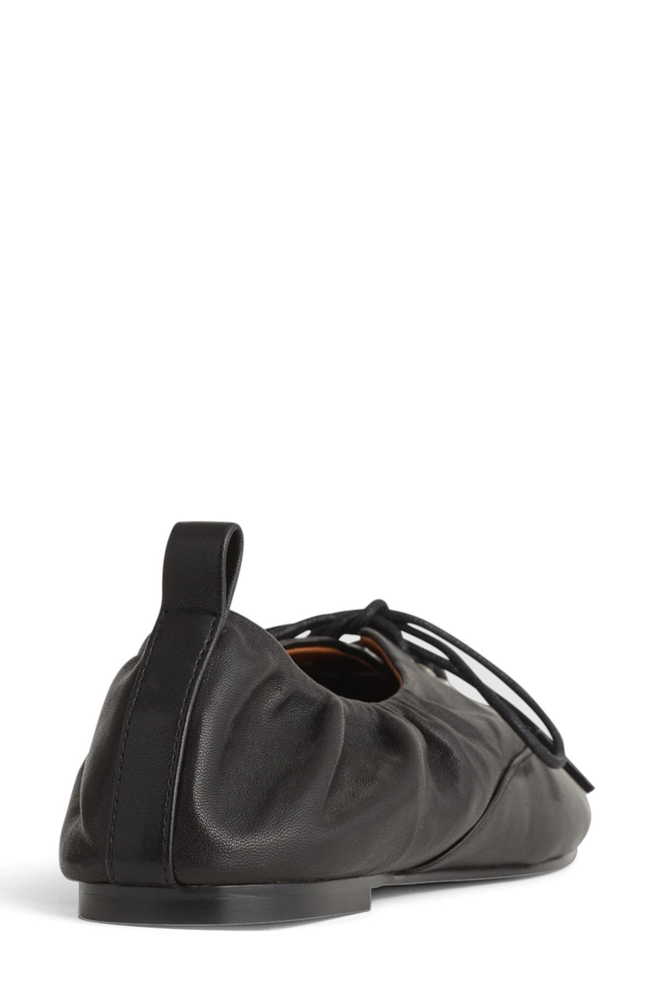 Greta Lace Up Oxford, Alternate, color, TRUE BLACK