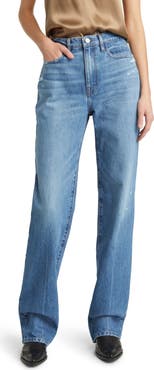 FRAME Le Jane High Waist Straight Leg Jeans
