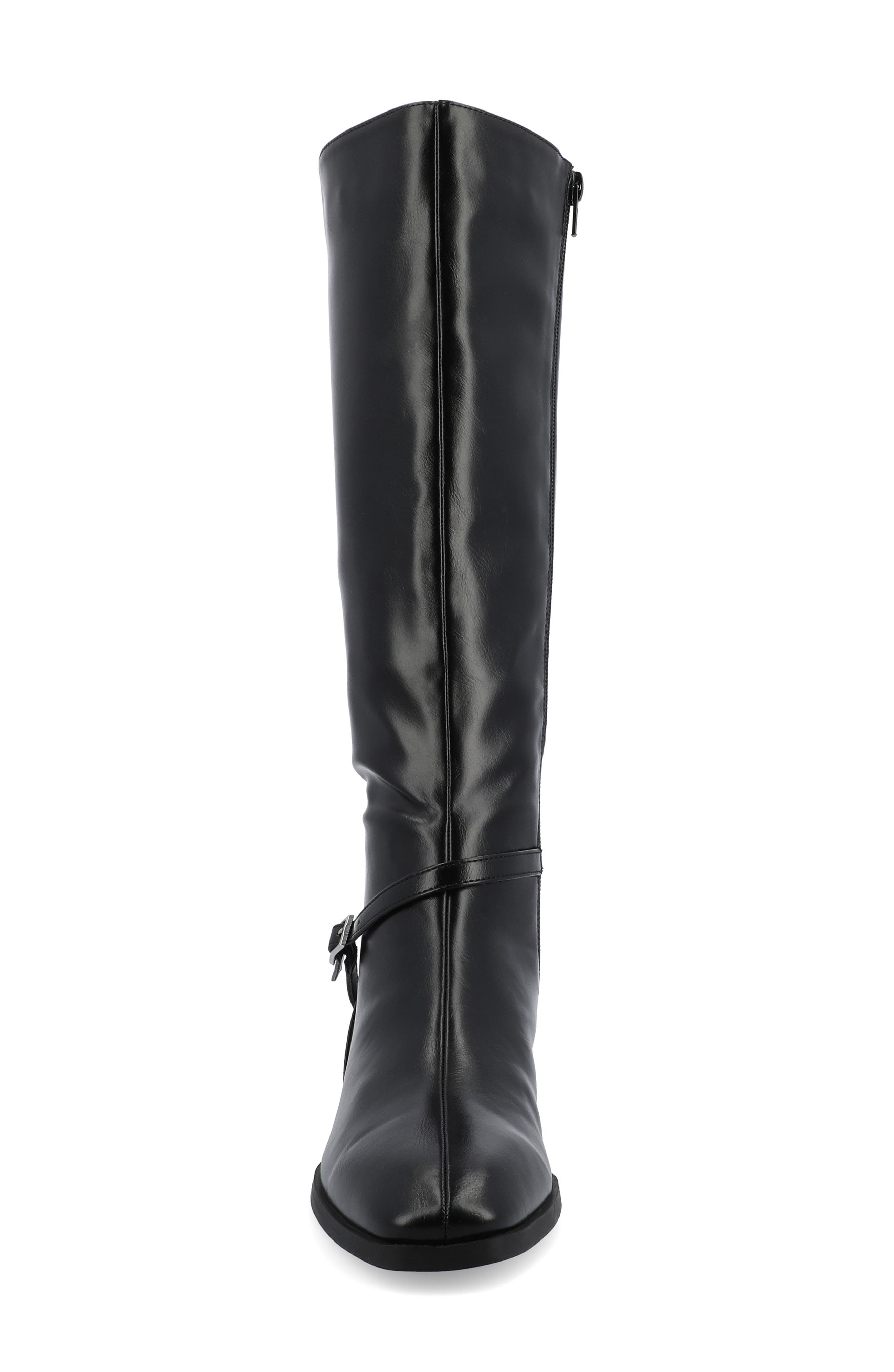 Journee Collection Rhianah Tall Boots, Alternate, color, Black