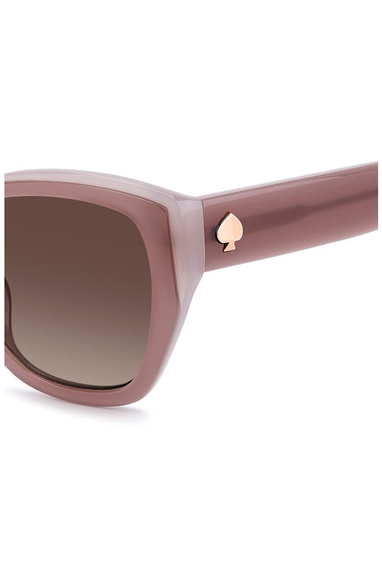 yolanda 51mm gradient cat eye sunglasses, Alternate, color, BROWN/ BROWN SF
