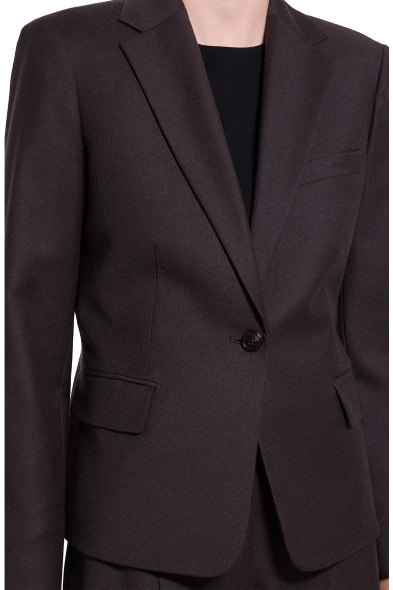 Slim Wool Blazer, Alternate, color, CACAO - DAJ