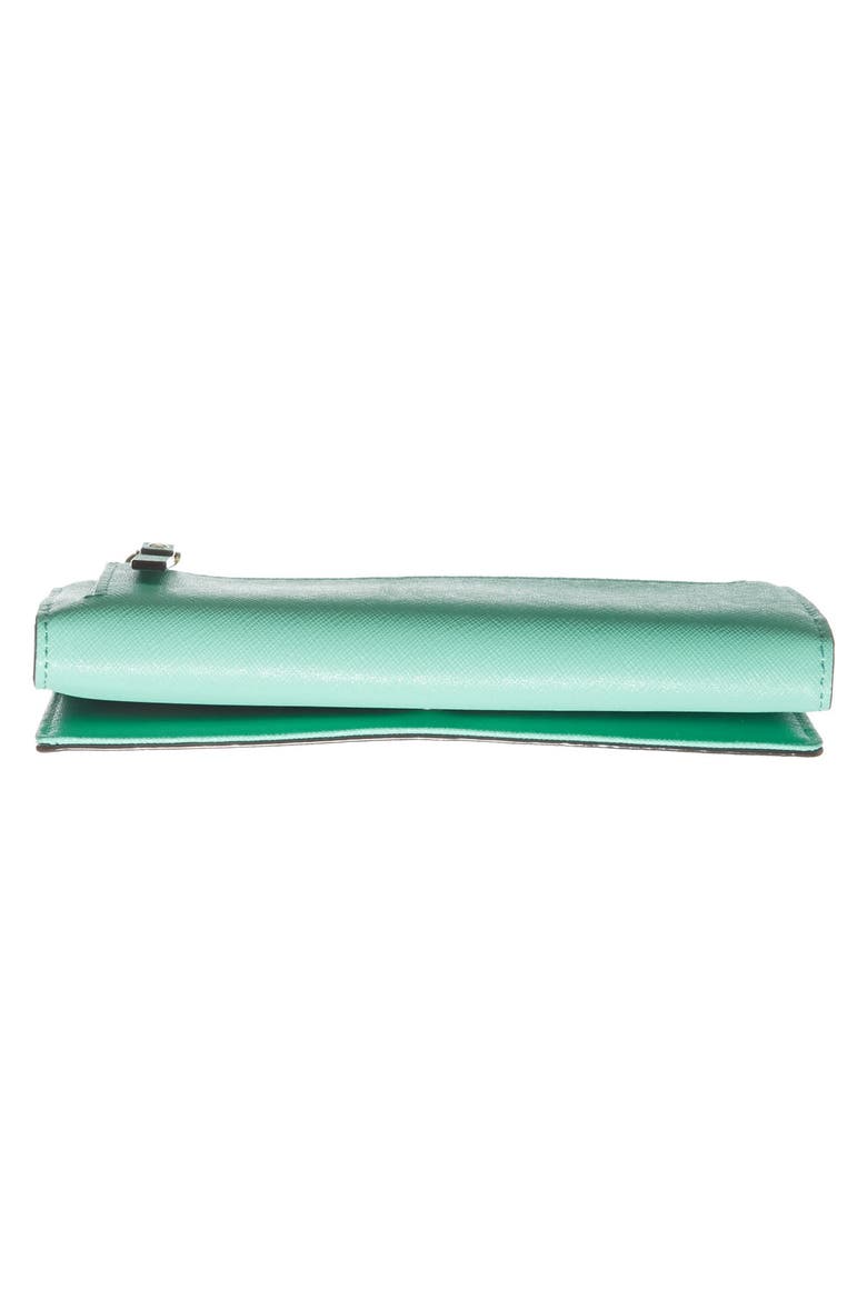 'cedar street - nika' leather wallet, Alternate, color, FRESH AIR