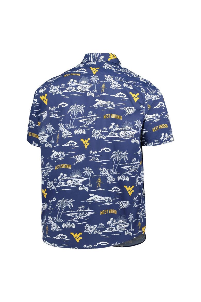 Men's Reyn Spooner Navy West Virginia Mountaineers Classic Button-Down Shirt, Alternate, color, Navy
