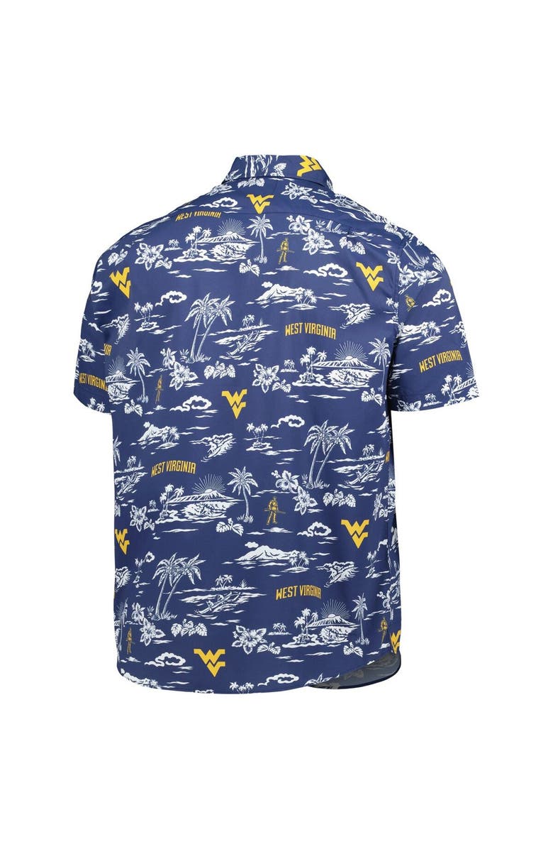 Reyn Spooner Men's Reyn Spooner Navy West Virginia Mountaineers Classic Button-Down Shirt, Alternate, color, 