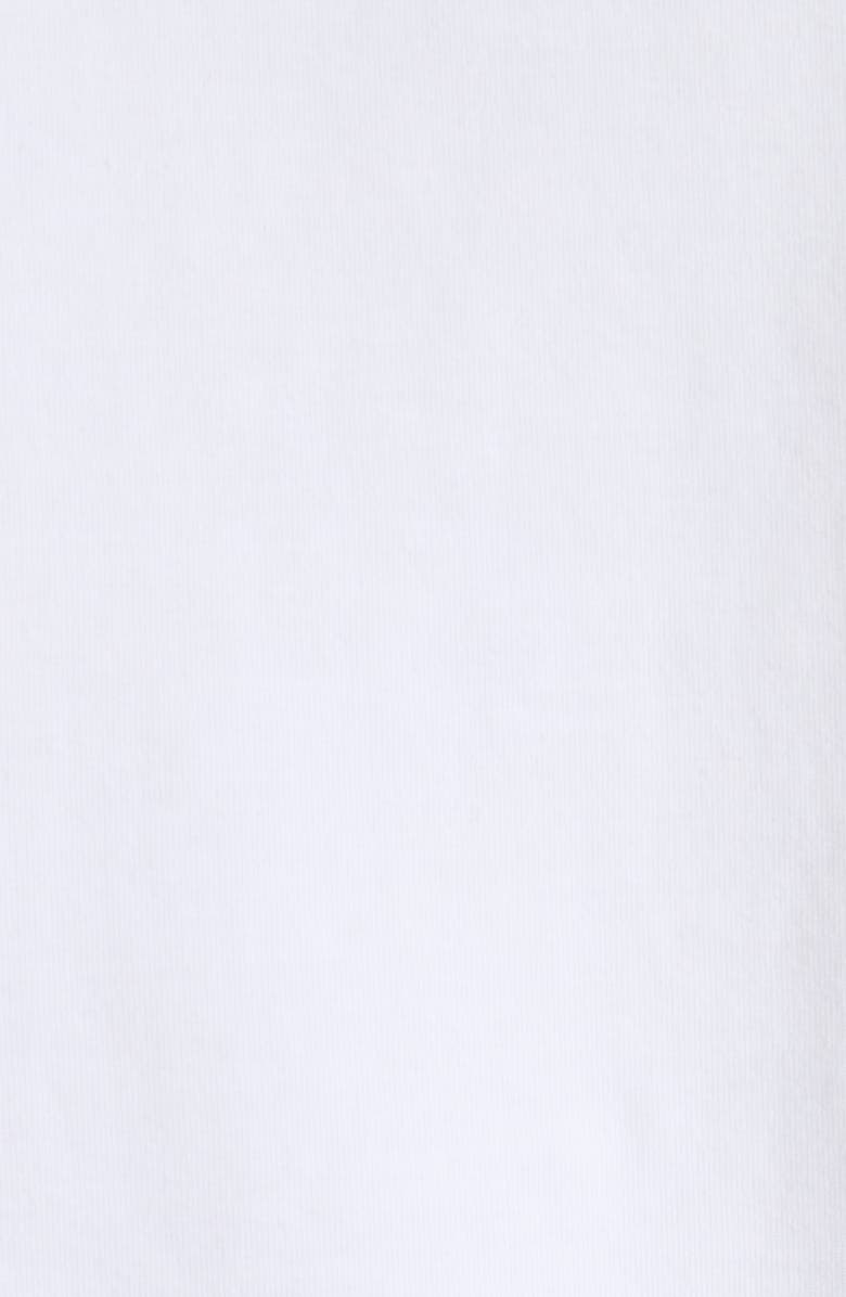 McQueen Corset Detail T-Shirt, Alternate, color, Optical White