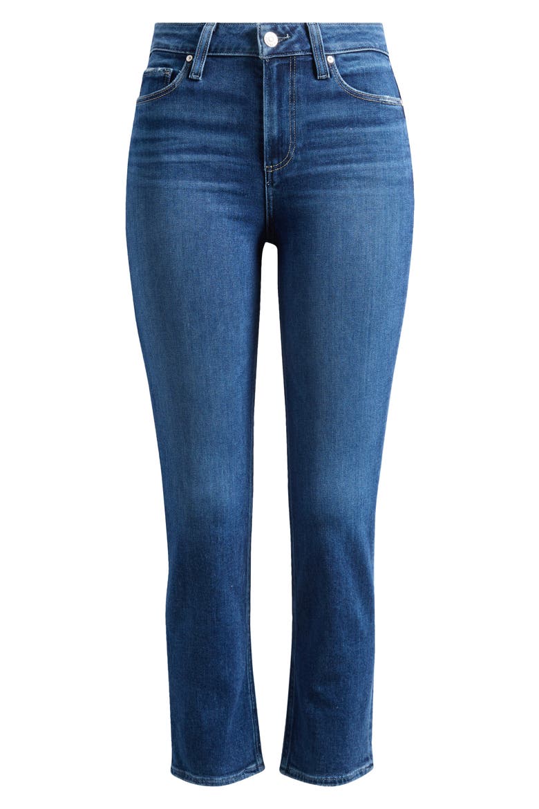 Cindy High Waist Ankle Straight Leg Jeans, Alternate, color, DRESDEN