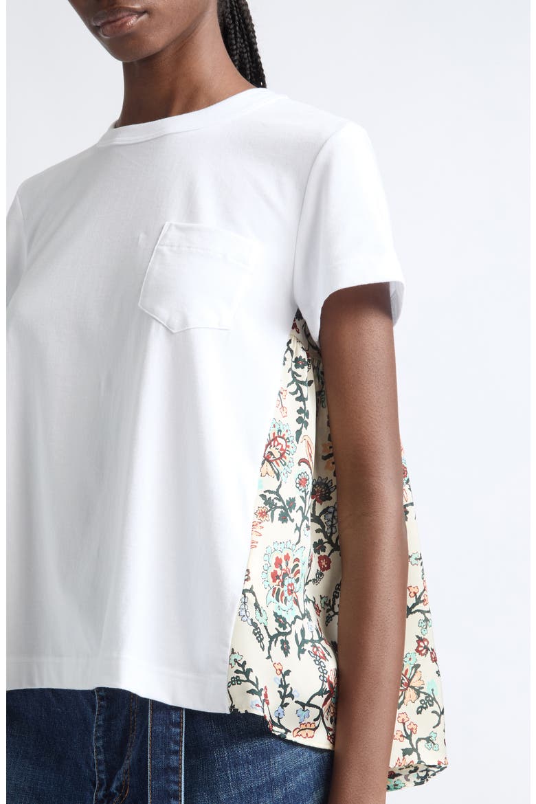 Mixed Media T-Shirt, Alternate, color, IVORY