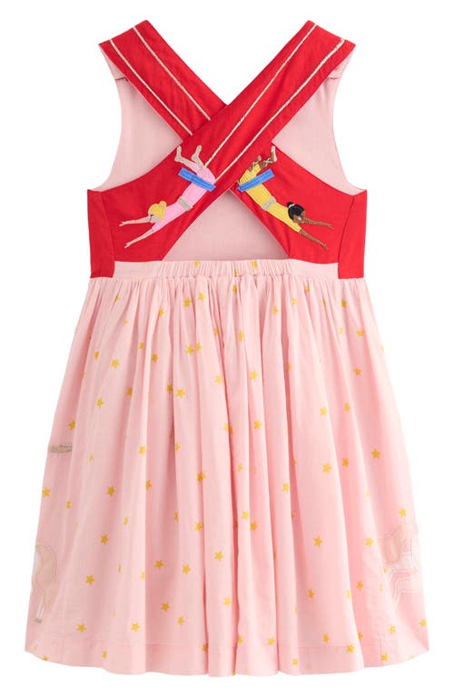 Mini Boden Kids' Zadie Acrobat Appliqué Cotton Sundress