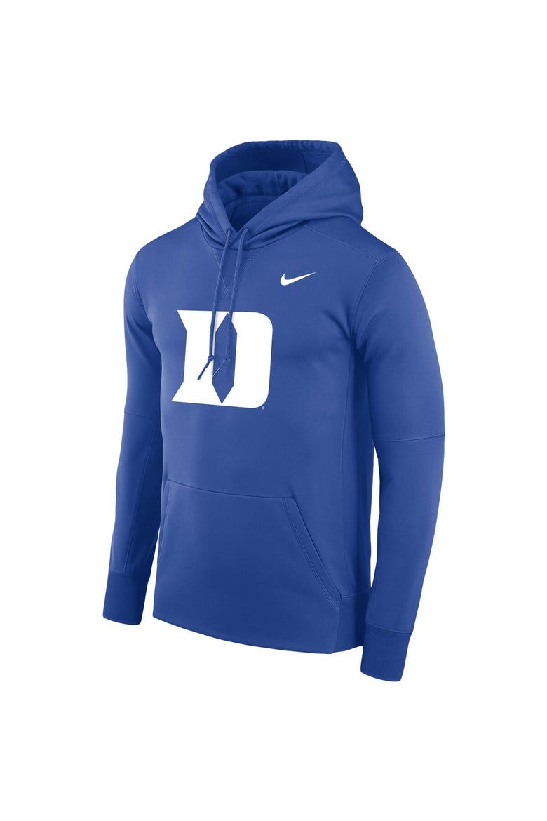Men's Nike Royal Duke Blue Devils Performance Pullover Hoodie, Alternate, color, Royal