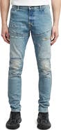 G-STAR 5620 3D Ripped Slim Fit Jeans