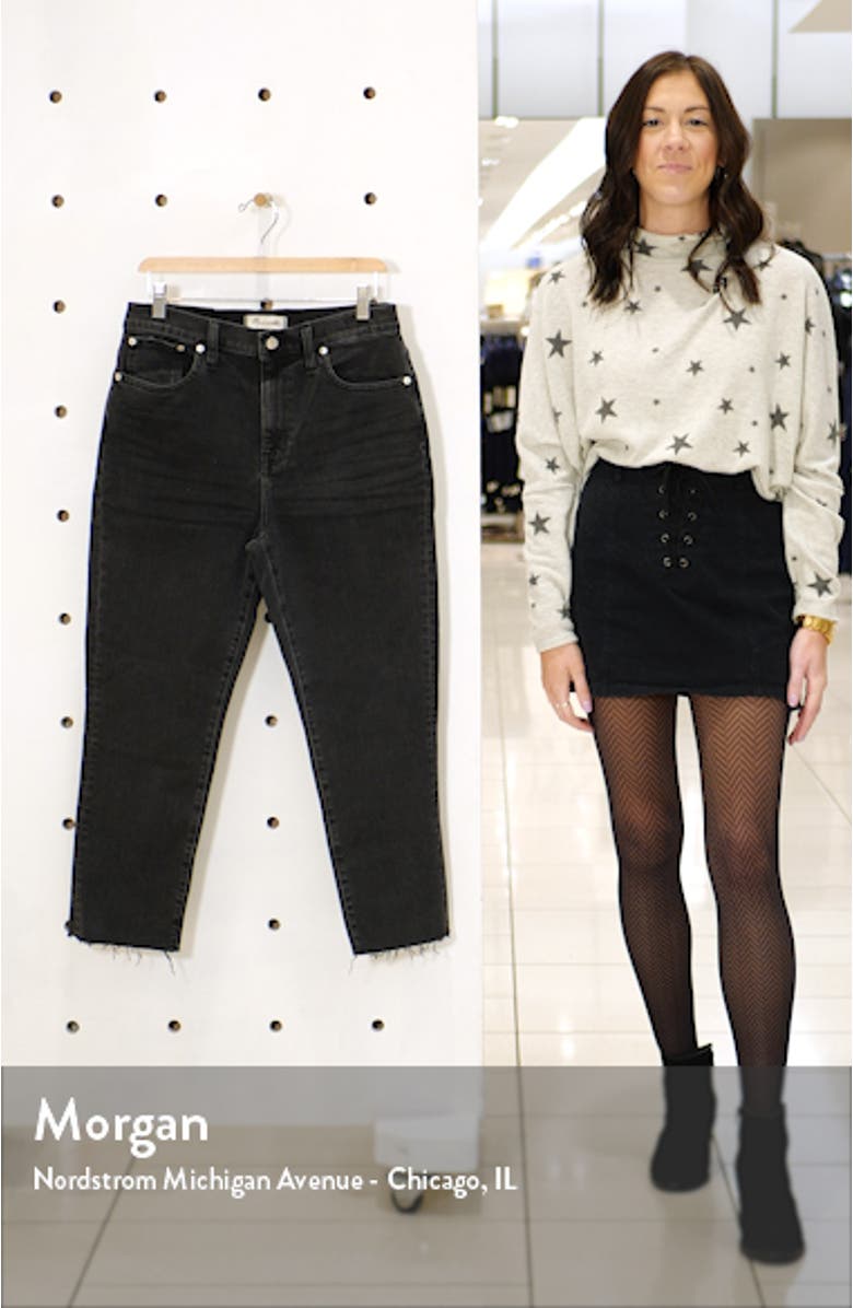 High Waist Slim Crop Boyfriend Jeans, sales video thumbnail