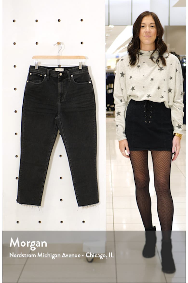 High Waist Slim Crop Boyfriend Jeans video