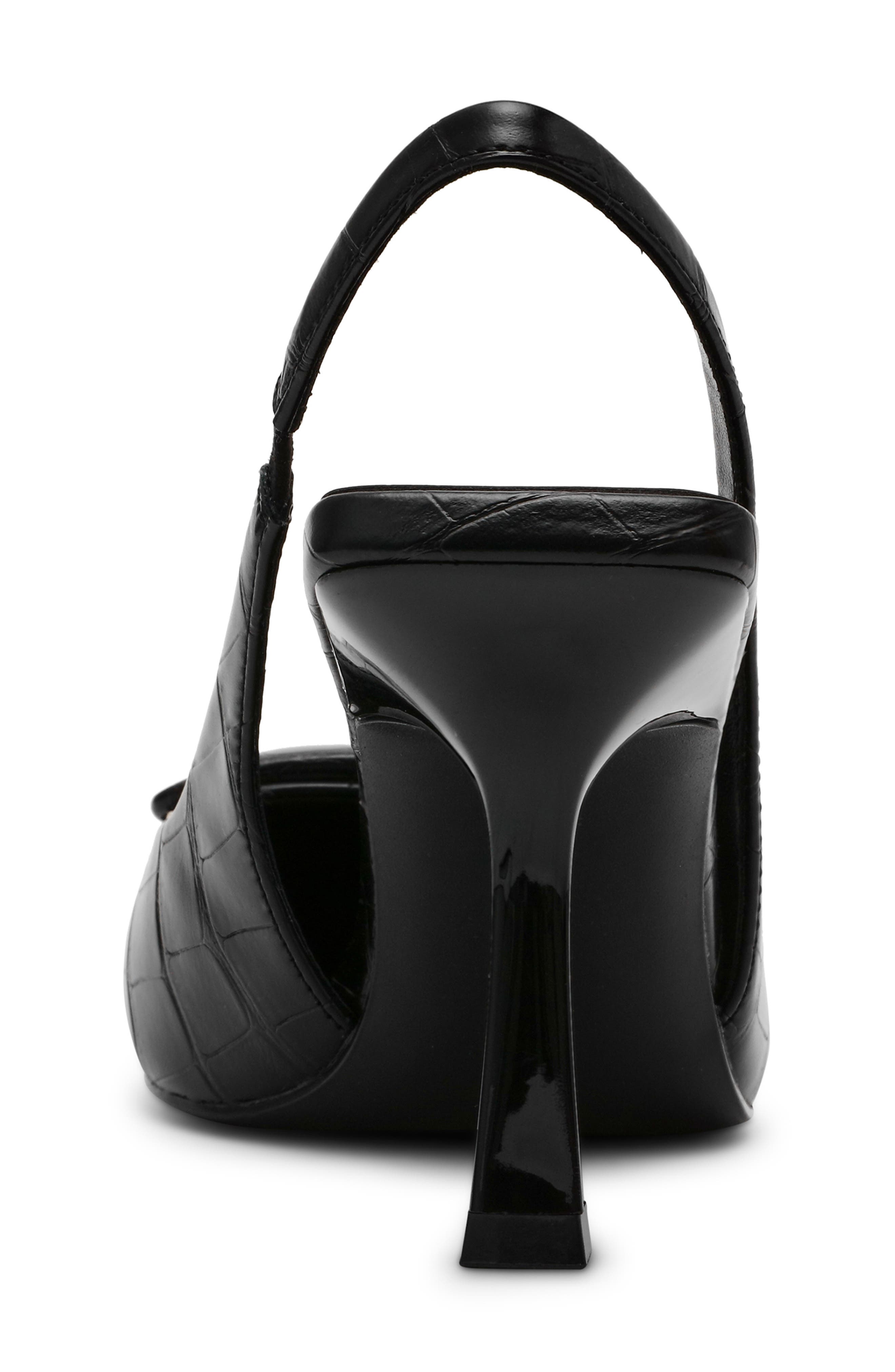 Anne Klein Ilani Slingback Pump, Alternate, color, Black Croco Pu