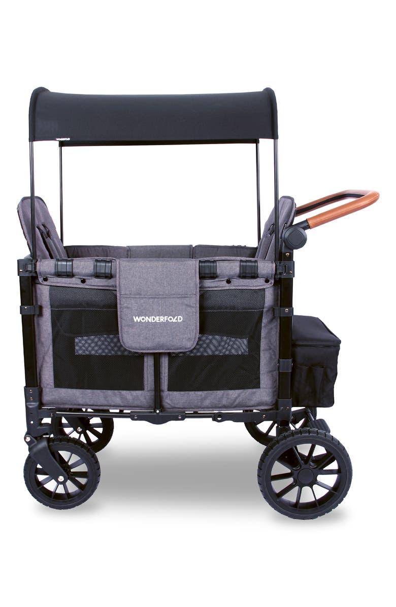 WonderFold W2 Luxe 2-Passenger Stroller Wagon & Snack Tray, Alternate, color,