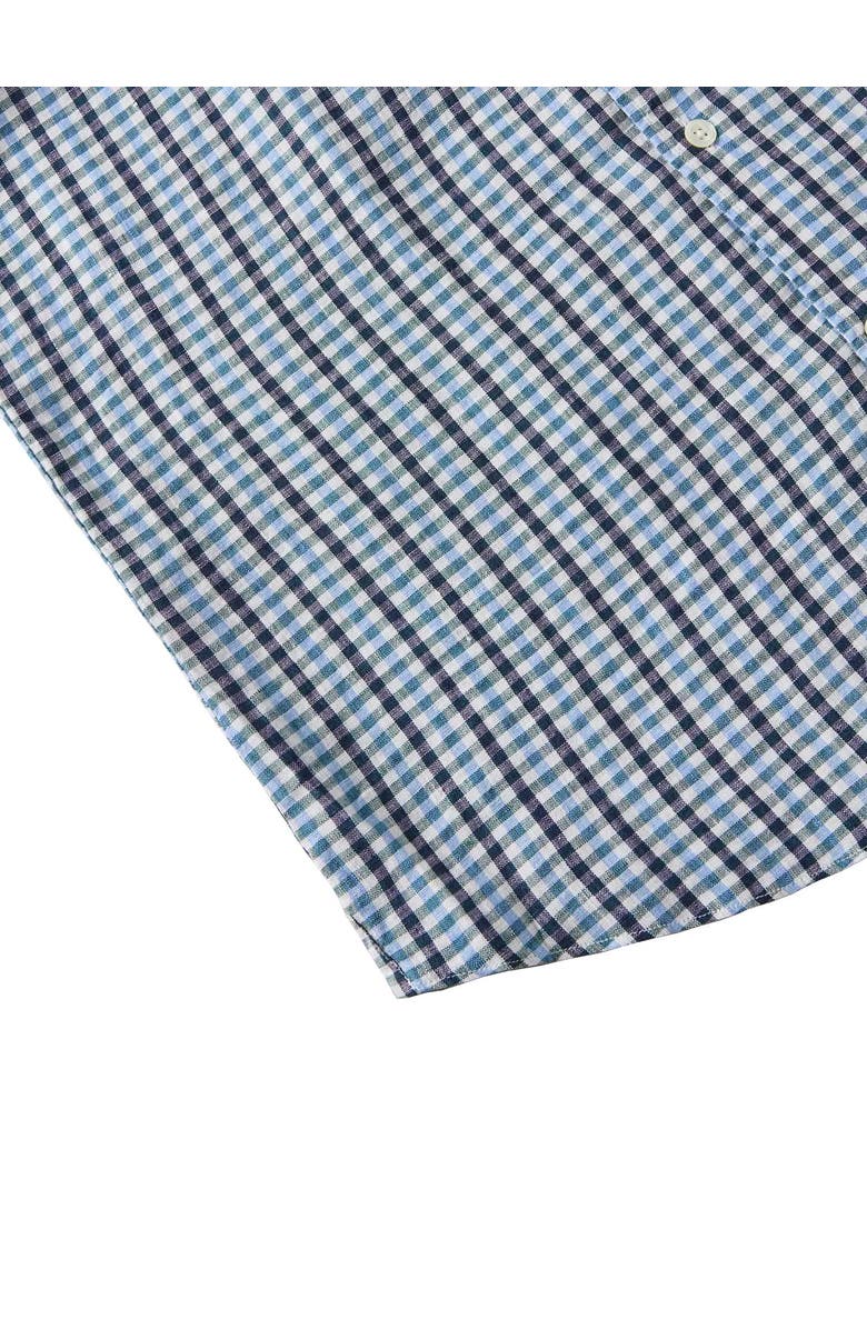 Robert Talbott Morgan Multi Check Linen Shirt, Alternate, color, 