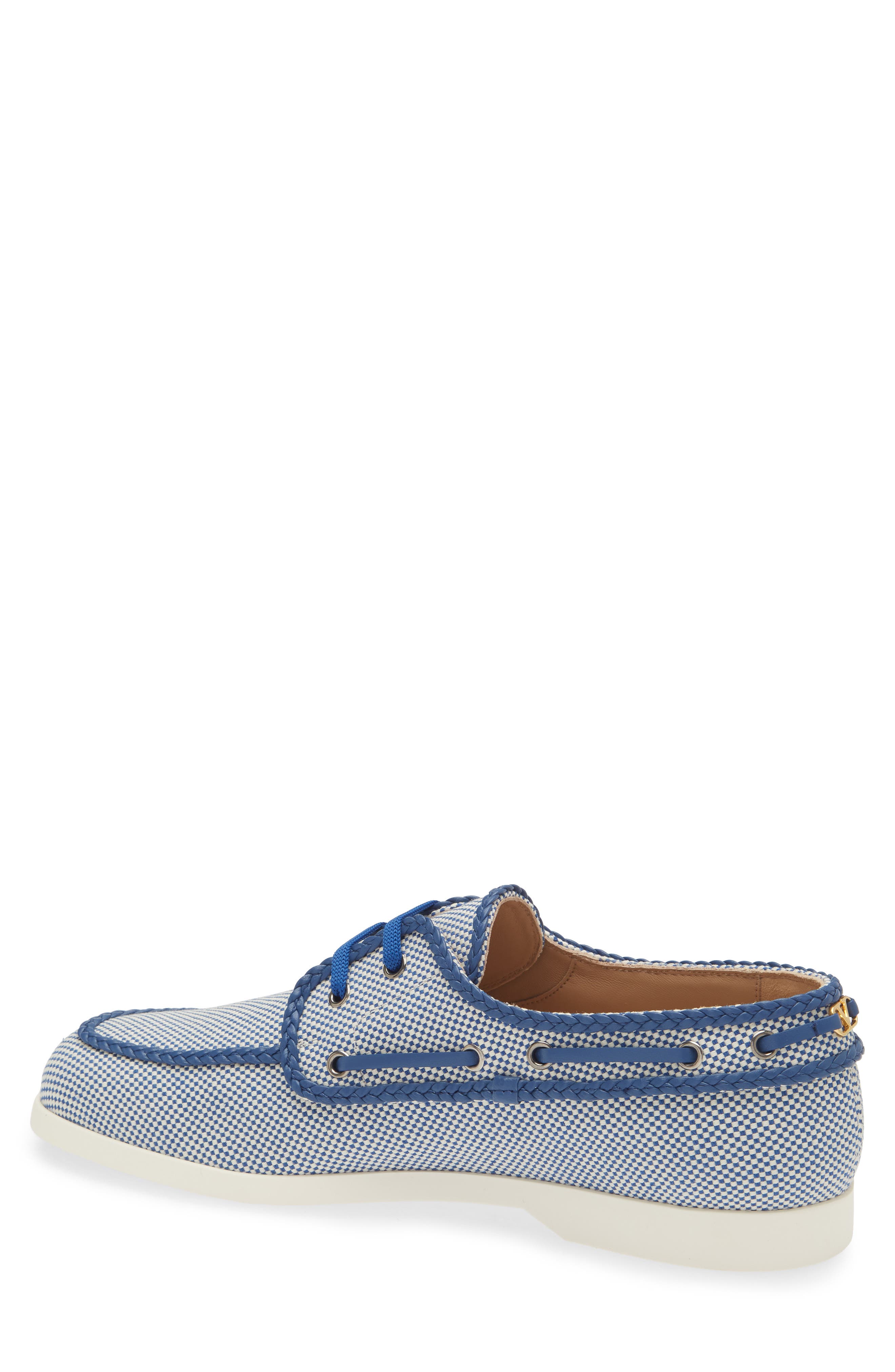 Valentino Garavani Palm Avenue Boat Shoe, Alternate, color, Multicolor/ Baltique