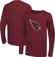 Outerstuff Men's Cardinal Arizona Cardinals Side Drill Long Sleeve T-Shirt