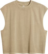 BP. Boxy Crop Cutoff Cotton Tank