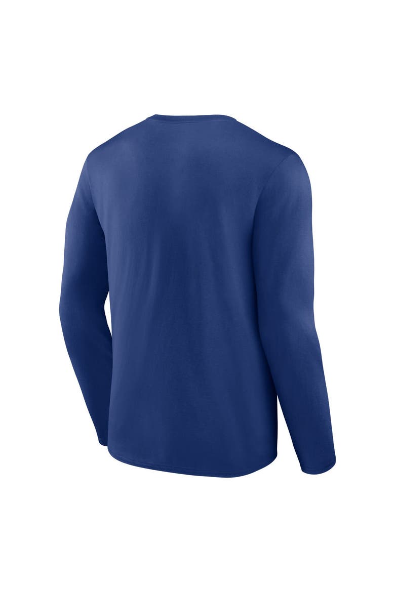 Men's Fanatics Branded Blue Tampa Bay Lightning Covert Long Sleeve T-Shirt, Alternate, color, Blue