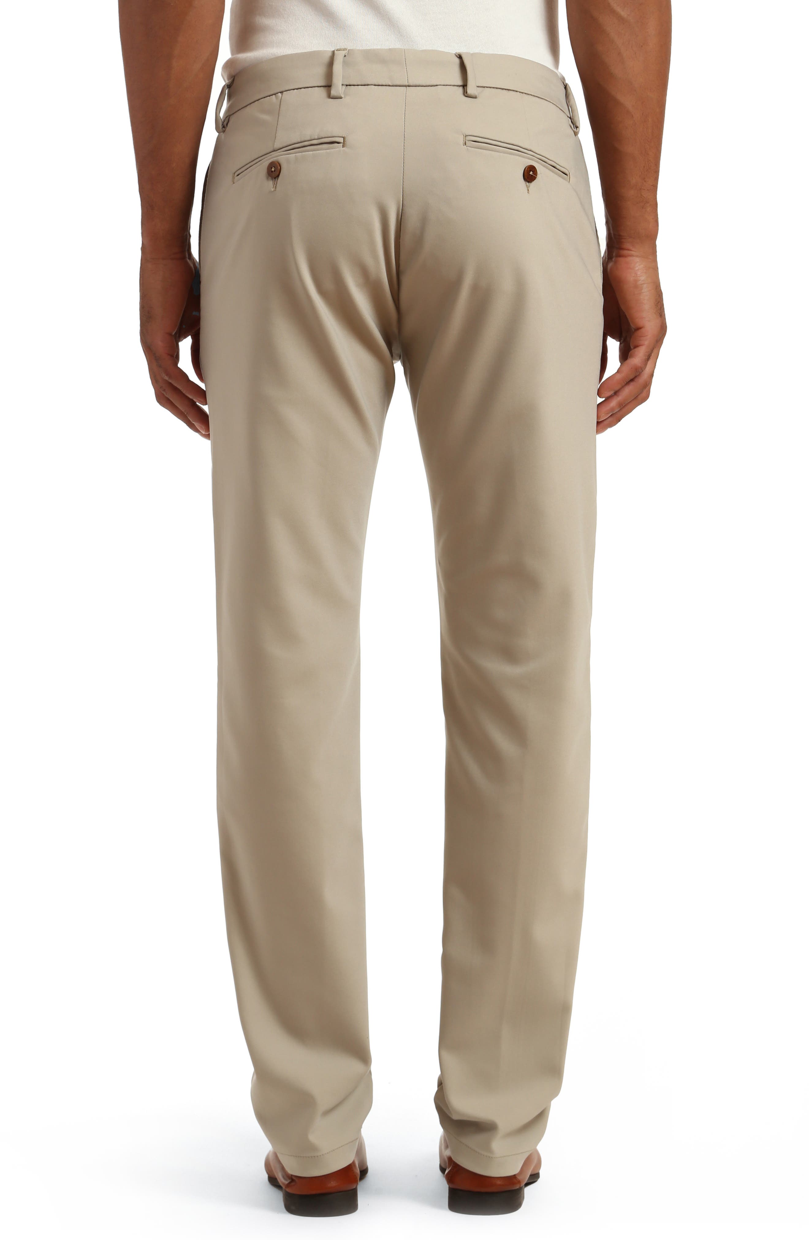 Verona Slim Fit Flat Front Chino Pants - image 2