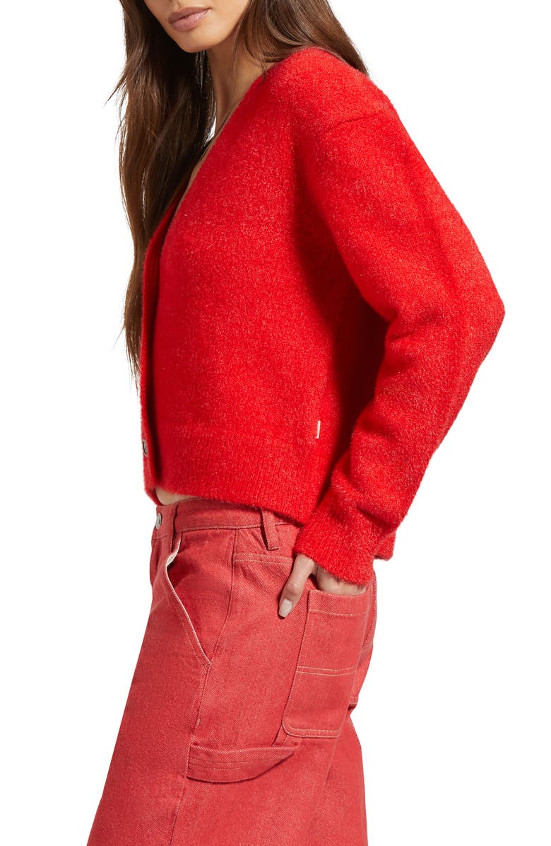 Brixton Town V-Neck Cardigan, Alternate, color, 