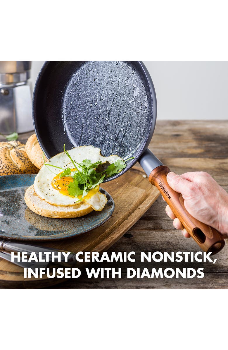 GreenPan Mayflower Anodized Stainless Steel Ceramic Nonstick Frying Pan, Alternate, color, 