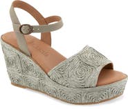 Gentle Souls Nevio Ankle Strap Platform Wedge Sandal