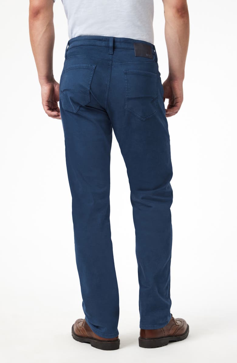 Mavi Jeans Zach Straight Leg Twill Pants, Alternate, color, Sky Casual Twill