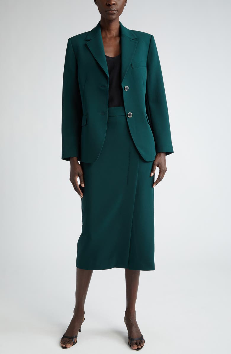 ST. JOHN Stretch Cady Blazer, Alternate, color,