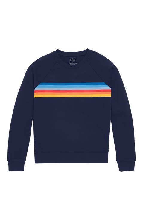 Adult 24/7 Banner Stripe Sweatshirt (Women's Fit)