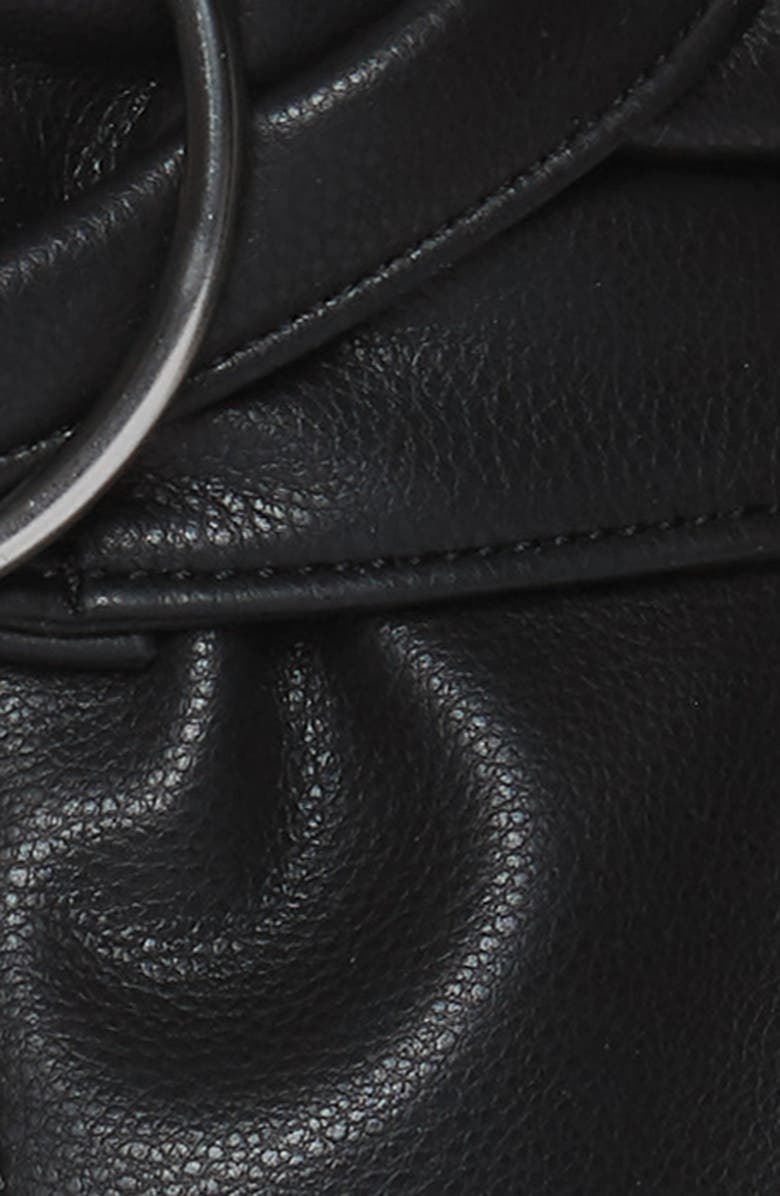 Something Navy Circle Ring Faux Leather Belt, Alternate, color, 