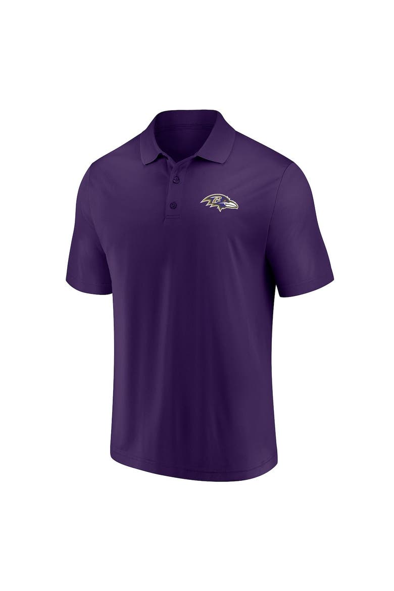 Men's Fanatics Branded Purple/Black Baltimore Ravens Dueling Two-Pack Polo Set, Alternate, color, Purple