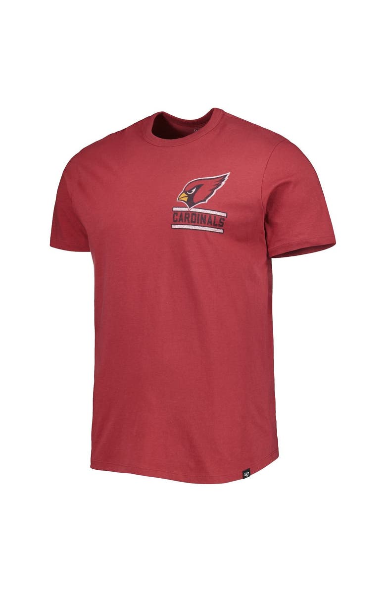 '47 Men's '47 Cardinal Arizona Cardinals Open Field Franklin T-Shirt, Alternate, color, Cardinal