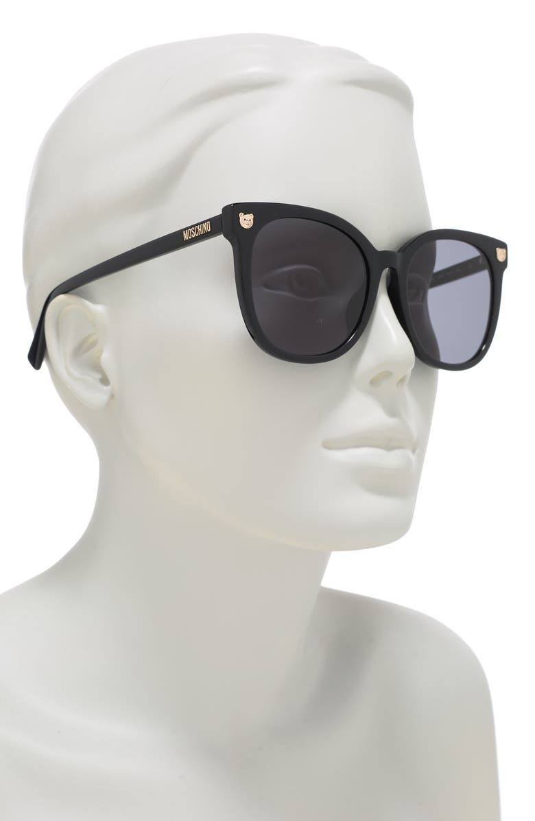 Moschino 55mm Square Sunglasses, Alternate, color,