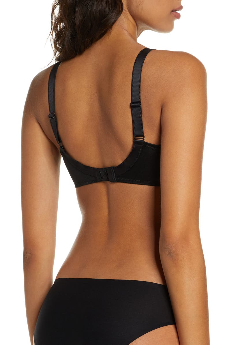 Chantelle Lingerie Hedona Underwire Minimizer Contour Bra, Alternate, color, Black