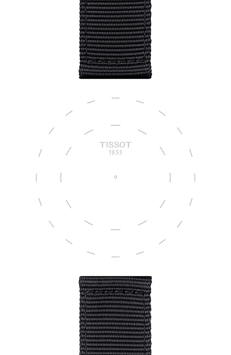 Tissot 22mm Fabric Watch Strap, Alternate, color,