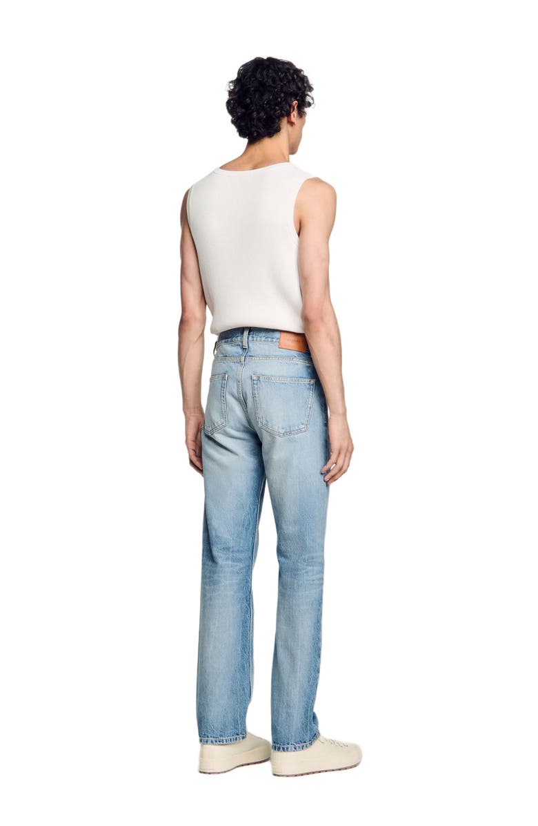 SANDRO Regular jeans, Alternate, color, Light Blue - Denim
