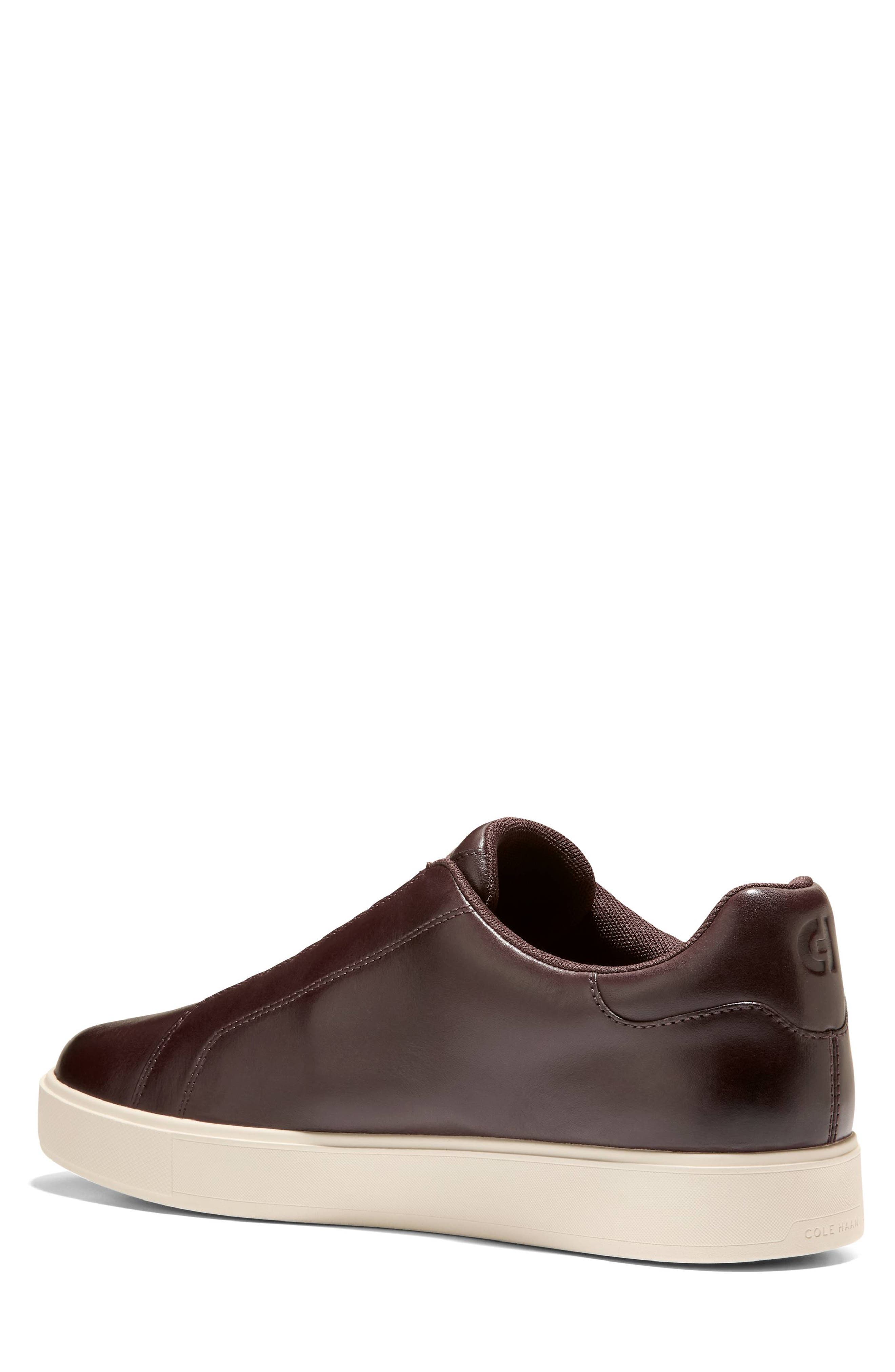 Cole Haan GrandPro Luxe Slip-On Sneaker, Alternate, color, Chocolate / Ivory