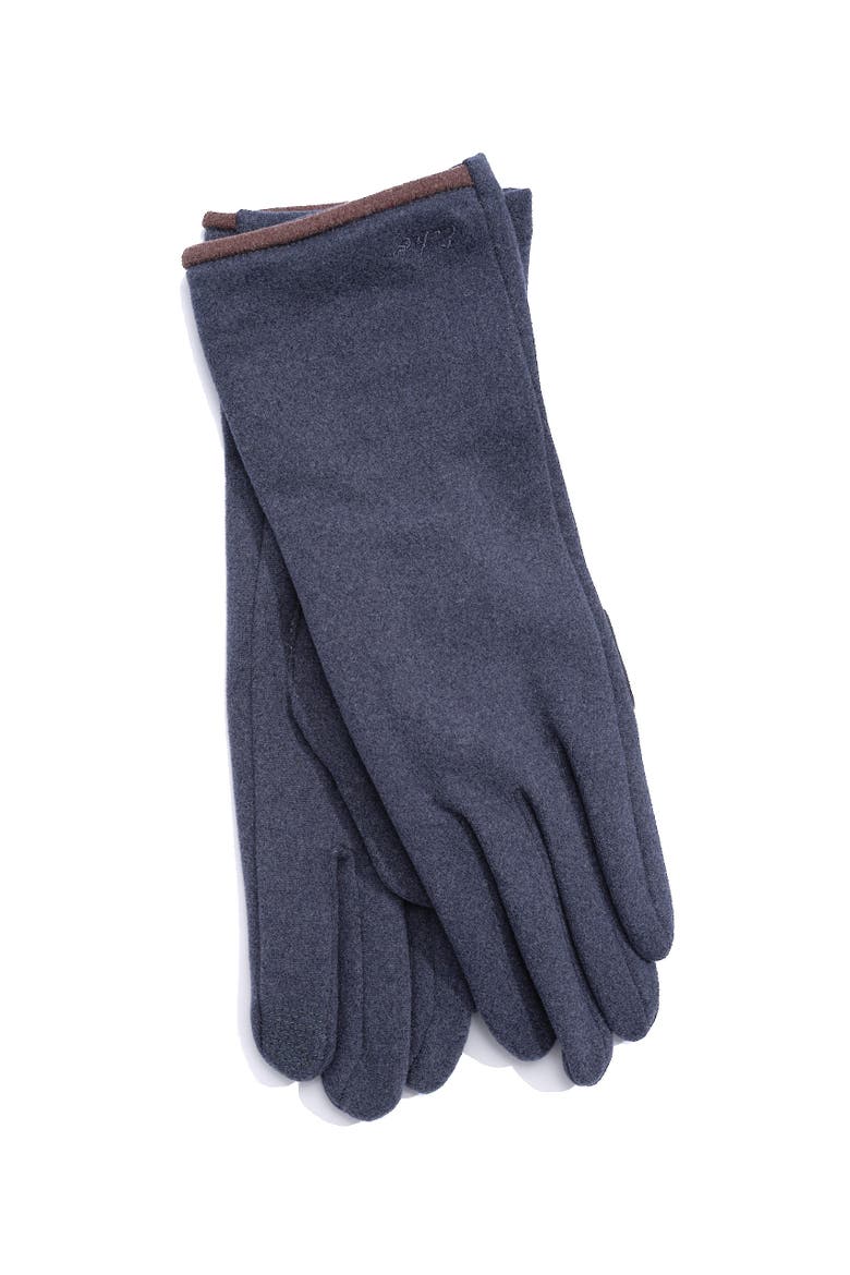 Comfort Stretch Long Touch Glove, Alternate, color, Denim Blue