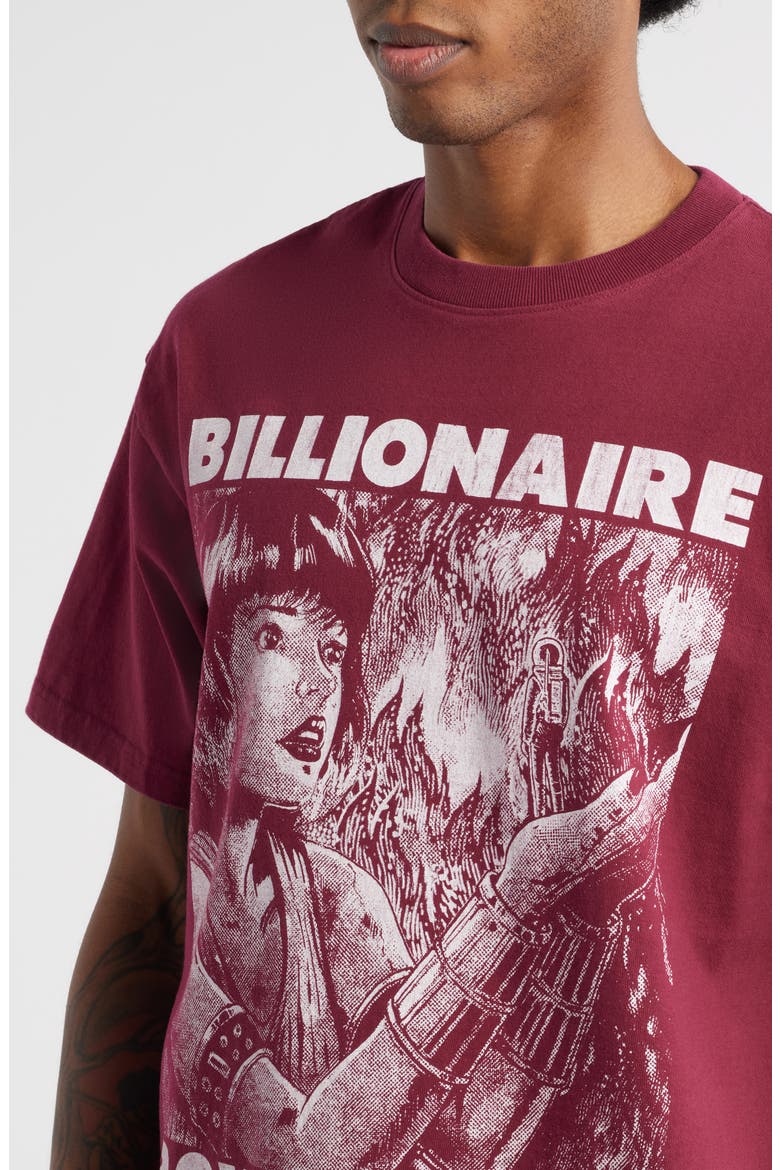 Giant Graphic T-Shirt, Alternate, color, RHODODENDRON
